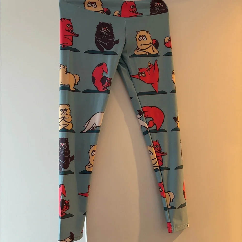 Yoga cat leggings society 6 - Picture 5 of 6